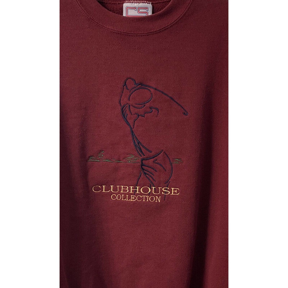 Clubhouse Collection Embroidered Sweatshirt Men's Large Crable - Picture 2 of 8